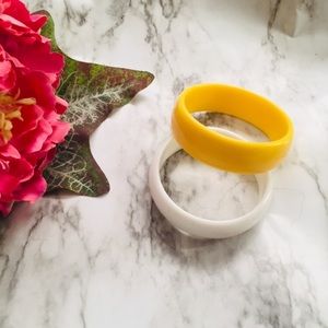 Pair of 90s Chunky Bracelets.